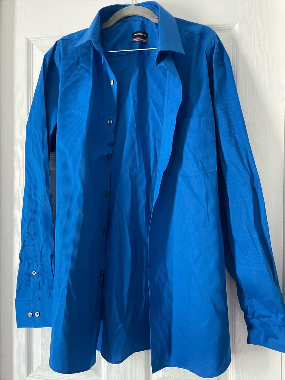 Van Heusen Royal Blue Regular Fit Button-Up Shirt